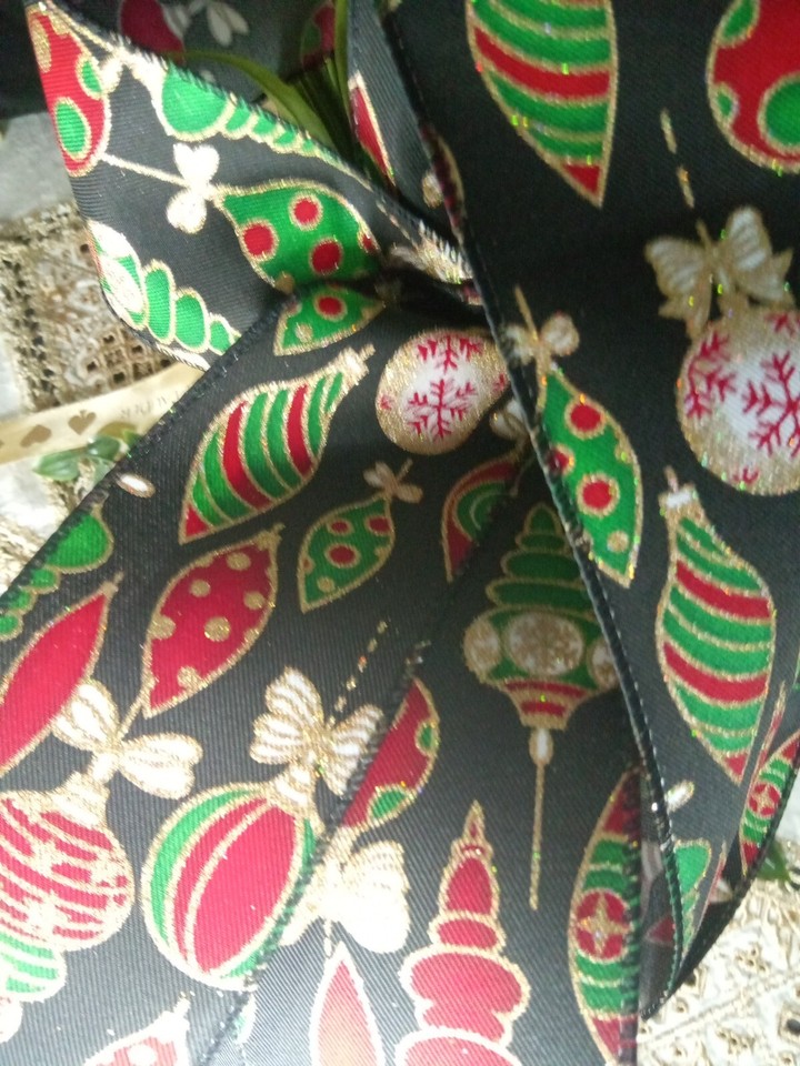 Christmas Kirkland 10meter vintage Job Lot Bundle wired Gothic Black