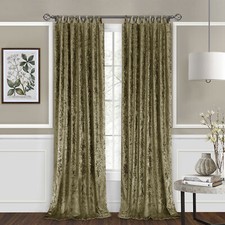 2-Pack Criss-Cross Elegant Window Curtains Light Filtering Semi-Sheer Panels