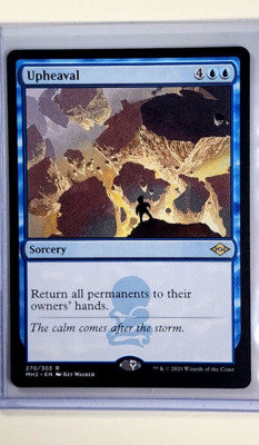 2021 MTG Magic the Gathering Modern Horizons 2 MH2 #270 Upheaval Rare Blue
