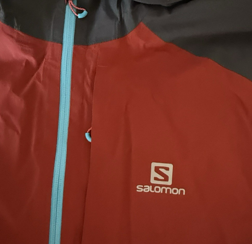 Giacca da corsa Salomon AdvancedSkin Dry 10K uomo XL rossa peso piuma