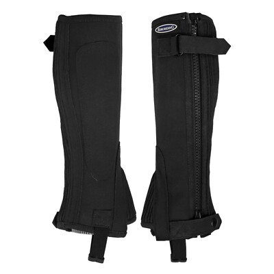 Euroriding Mini Chaps Supreme Erwachsene schwarz