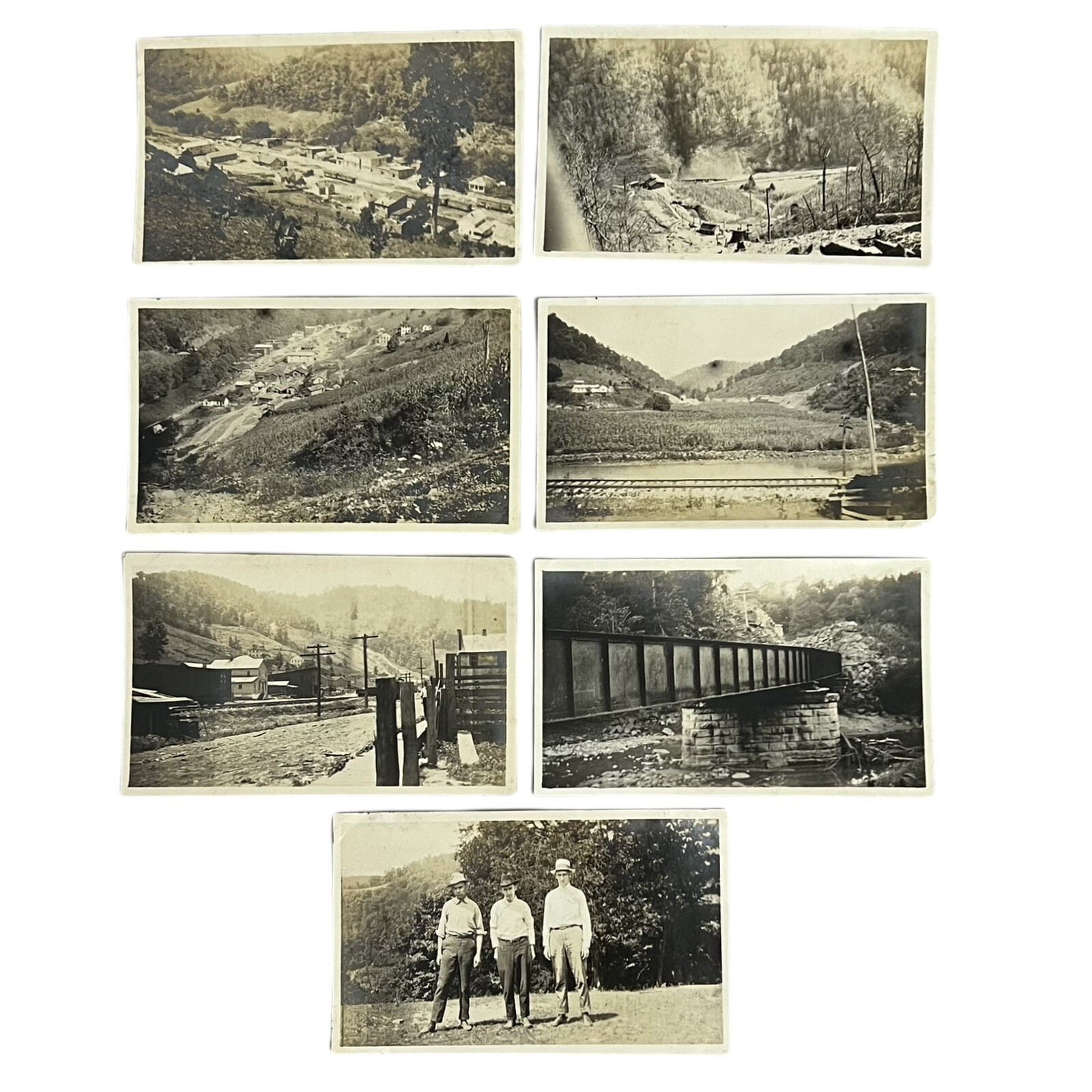 OOAK Antique Photo Lot 1910's Blackey Letcher County Ky Stuart Robinson