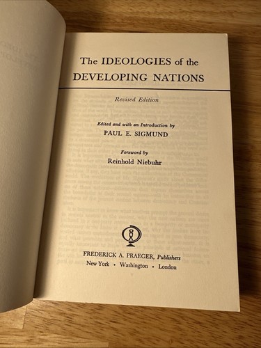 Ideologies of the Developing Nations ~ 2nd Print 1968 ~ Praeger Publishers Inc - Picture 7 of 9