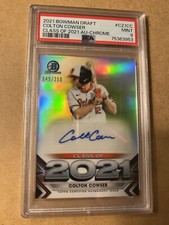 Colton Cowser 2021 Bowman Chrome Draft Class Of 2021 Auto SP #/250 ROY? PSA 9
