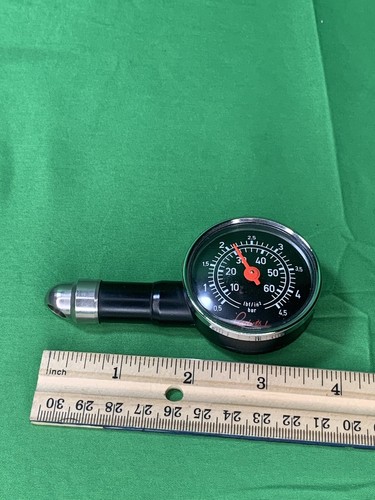 ANDRETTI MOTOMETER *RARE FIND* Vintage MARIO ANDRETTI W/ Leather Case - Picture 15 of 16
