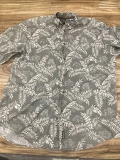 john rich and bros woolrich Jeep Floral Button Up Shirt Sz Large