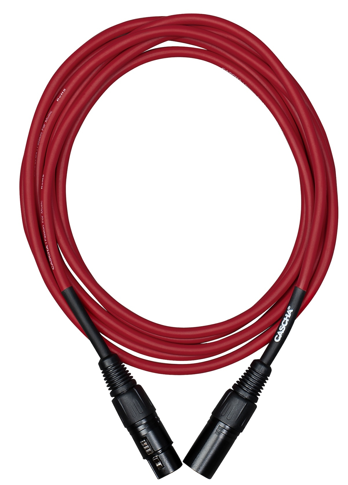 CASCHA CCS-M1RD2 Std Микрофонкабель XLRm-XLRf красный 2390₽