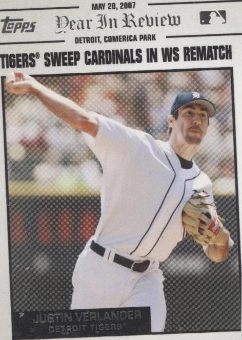 2008 Topps - Justin Verlander #YR50 - 1 of 1