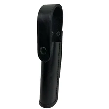 Stallion Leather Flashlight Holder STN-1 Stinger Covered Snap SK12 Black