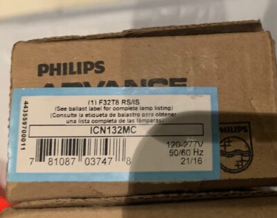 Advance Signify Philips ICN-132-MC Ballast F32T8 RS/IS  120-277V