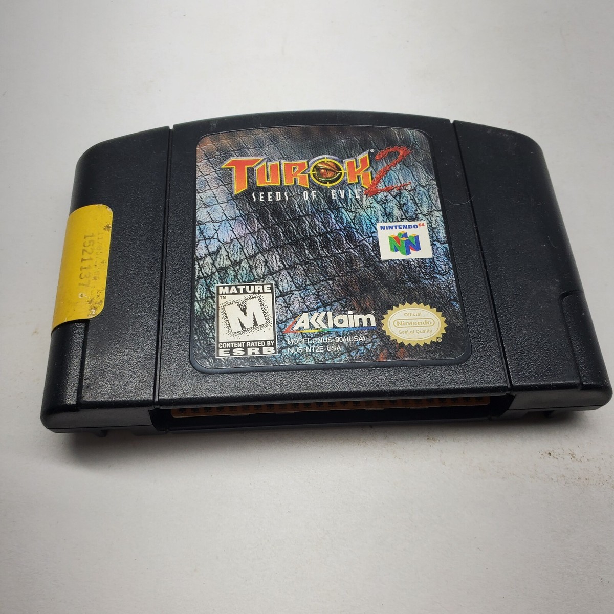Turok 2 Seeds Evil Hunter Nintendo 64 N64 Original Authentic
