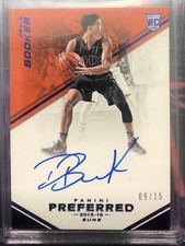 2015 Panini Preferred Devin Booker #146 Rookie Auto /15 Blue POP 1 *Not Graded*