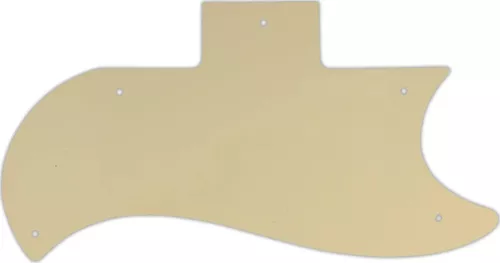 WD Custom Pickguard For Gibson 1961-1970 Half Face SG #06B Cream/Black/Cream