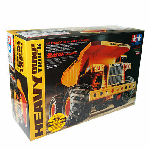 Rc Tamiya Custom Kenworth Tipper Box Dump Trucks - Upgraded 3-Speed Transmission Gear Box V8 For ...