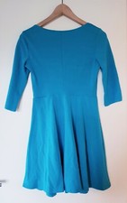 Kleid Langarm von DOROTHY PERKINS Gr. 36 Petrol Grün Blau Neu
