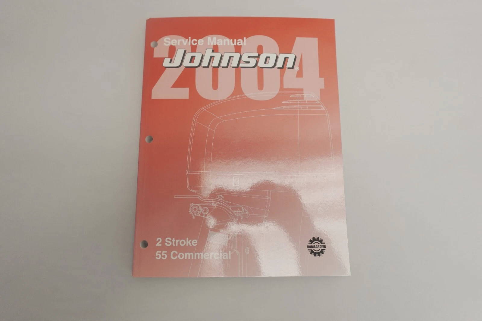 2004 Johnson 2 Stroke 55Hp Commercial OEM Outboard Service Manual 5005646