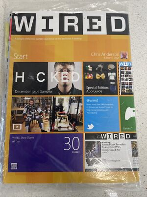 ONLINE SECURITY PASSWORD * HACK VICTIM December 2012 WIRED MAGAZINE Sealed
