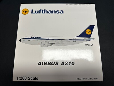 JFox JF-A310-2-001 1:200 Lufthansa Airbus A310 D-AICF ''Rüdesheim am Rhein''