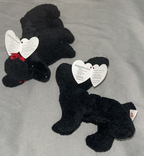 Ty Beanie Babies SCOTTIE Terrier 1996 GIGI Poodle 1998 Stuffed Dogs Animals Toys - Picture 2 of 20