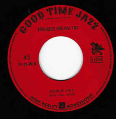 Firehouse Five Plus Two Chinatown, My Chinatown Vinyl Single 7inch good time