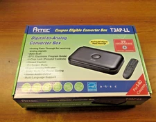 NIB. ARTEC TV CONVERTER BOX CAT# T3AP-LL ..  UV-24