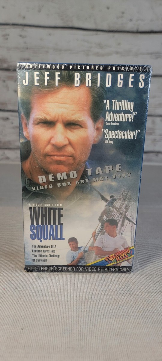 RARE PROMO/SCREENER/DEMO-WHITE SQUALL (VHS, 1996) JEFF BRIDGES