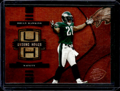 2004 Playoff Hogg Heaven Unsung Hoggs /1250 Brian Dawkins #UH-18 HOF