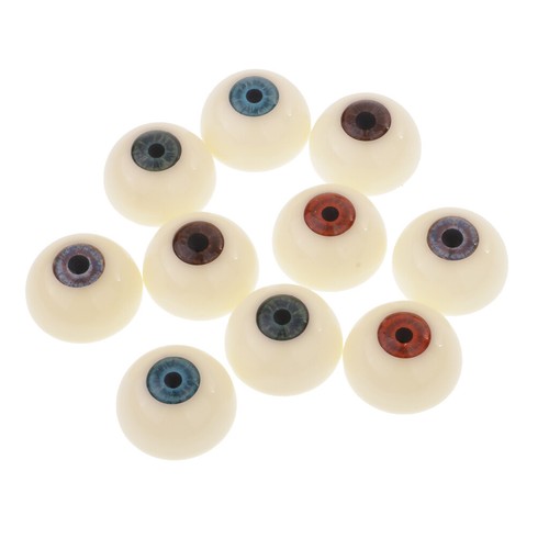 5 Paia di Bambole Orso Animali Maschera Occhi Bulbi Oculari 30mm Accessori Fai - Photo 2/7
