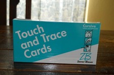 Touch and Trace Cards Cursive Letters and Numerals Zaner -Bloser New Sealed Box