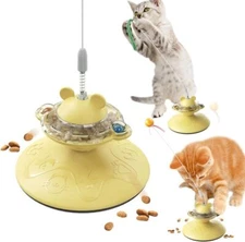 Cat Puzzle Toys Interactive Pet Kitty Cats Treat Food Dispenser Game Toy Fun USA
