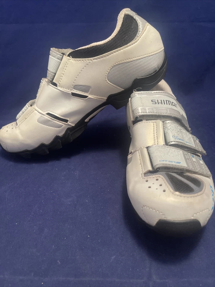 Zapatos de ciclismo Shimano Dynalast RP2W blancos para mujer talla 7,8 EE. UU., 40 UE Foto 3 de 4