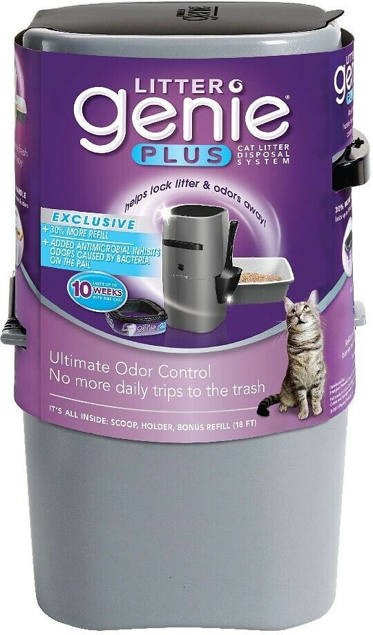 Litter Genie Plus Cat Litter Disposal System in Silver **Pick-up Only**