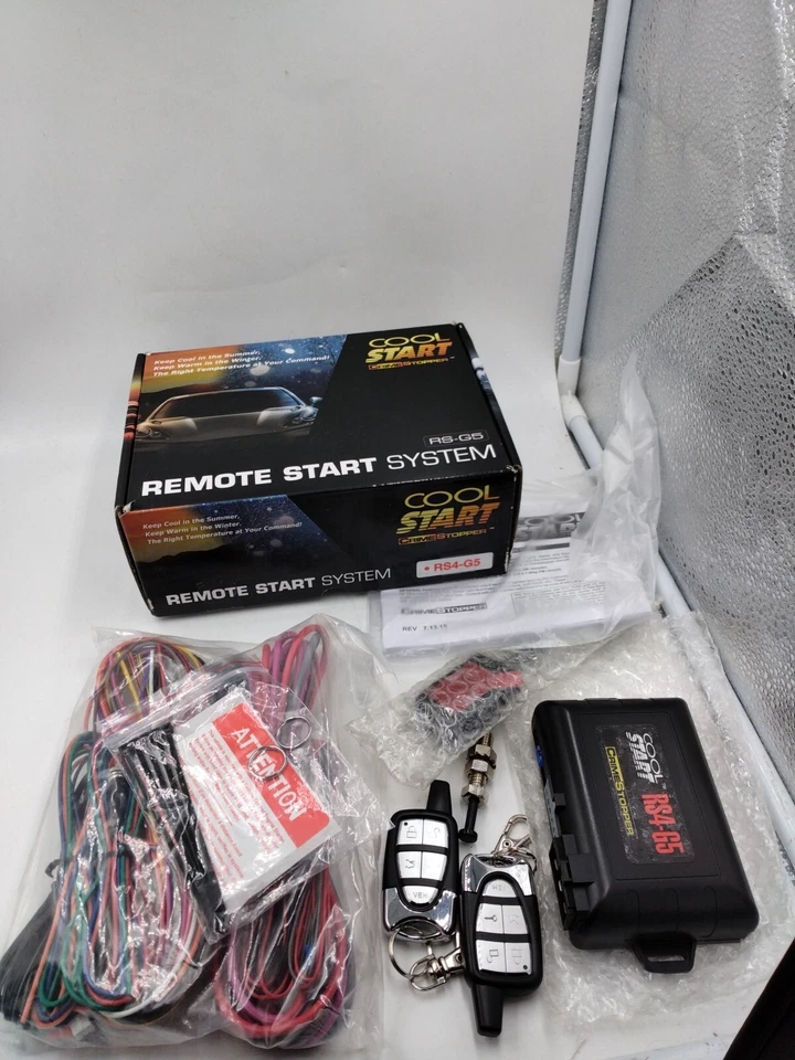 Crimestopper Cool Start RS1-G5 Universal Remote Start & Keyless Entry System New - Image 3 of 4