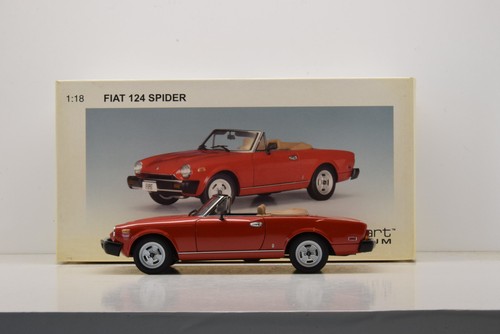 FIAT 124 SPIDER 1981 RED AUTOART 1/18 NEUVE EN BOITE - Foto 2 di 13