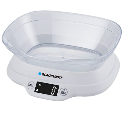 Digitale Küchenwaage Blaupunkt abnehmbare Schüssel 1,2 l Touchscreen bis 5 kg HQ UK