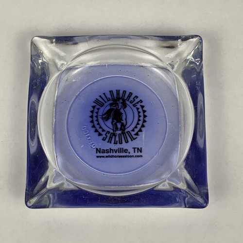 Wildhorse Saloon Nashville Tennessee Souvenir Glass Ashtray - Picture 1 of 2
