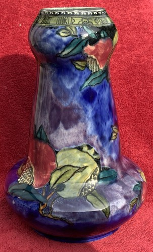 1930’s Rubens Ware S Hancocks F.X Abraham ‘Pomegranate’ Large Vase 24cm High a/f - Picture 4 of 15