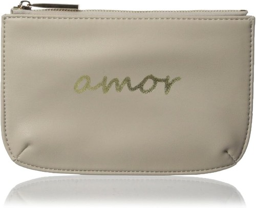 Deux Lux Women's Rectangular Pouch, Ecru