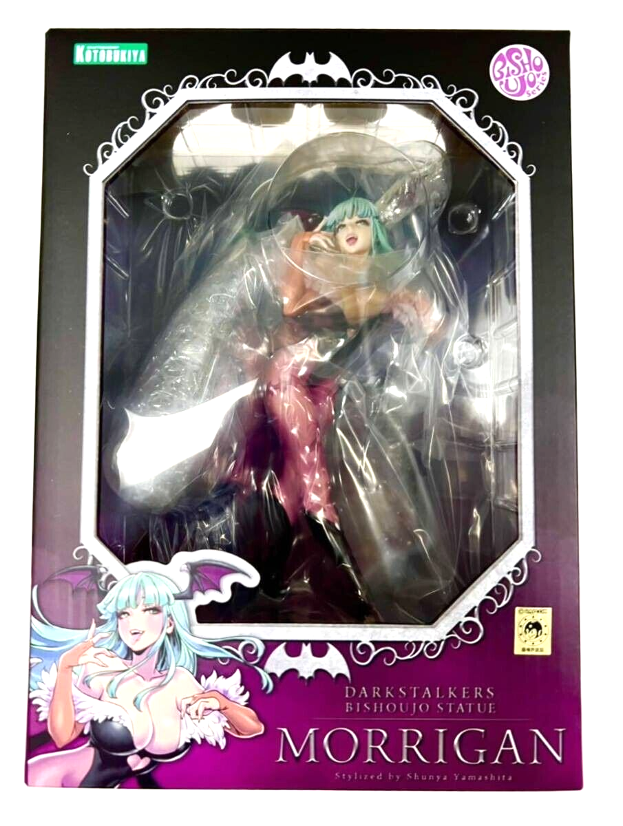Kotobukiya Darkstalkers Morrigan フィギュア Kotobukiya Vampire DARKSTALKERS Morrigan 1/7 Complete Figure