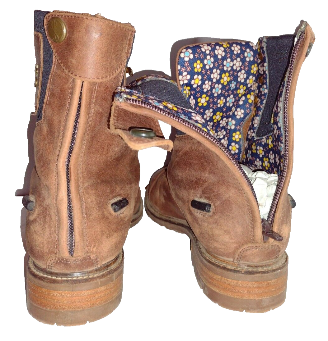 Brown Tredstep Legacy Winter Fur Country Boots Wide Calf Brown