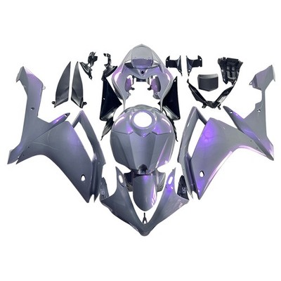Injection Gray Purple Fairing Kit For 2007 2008 Yamaha YZF R1 Plastic Bodywork