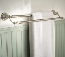 Moen Double Towel Bar SAGE Brushed Nickel Silver 24"