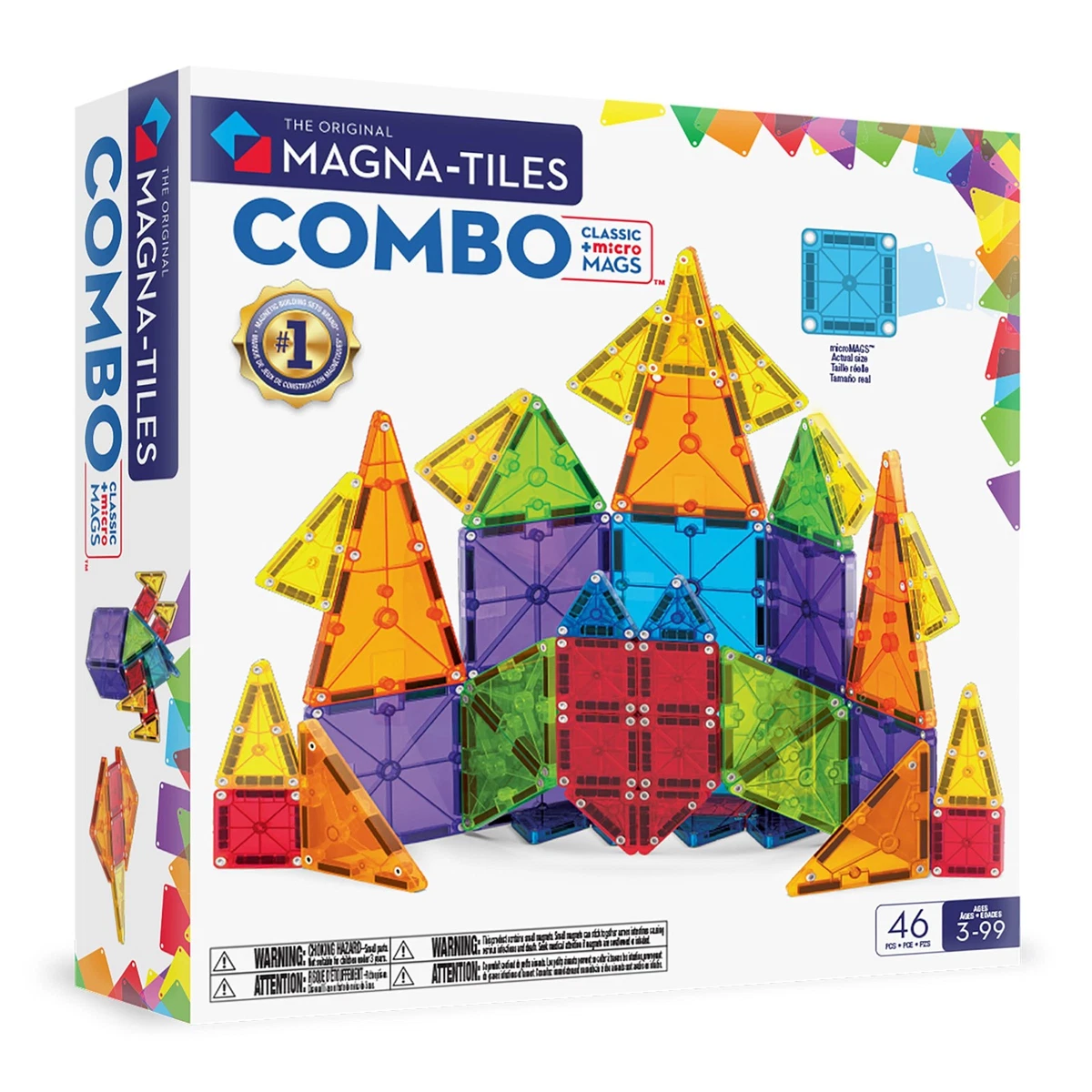 Magna Tiles Rail Racers Deluxe 90-delige Magnetische Bouwset