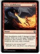 MTG Magic The Gathering Foundations FDN Card 86 Fiery Annihilation