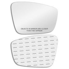 New Replacement Mirror Glass with Full Size Adhesive for Volkswagen 2013-20...