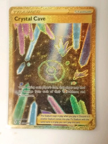 Pokemon Crystal Cave (Secret) SWSH07: Evolving Skies #230/203 NM FREE SHIPPING