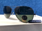 RAY-BAN RB3026 Aviator Sunglasses Gunmetal Grey Frame 62mm Dark Green Lens — photo 3