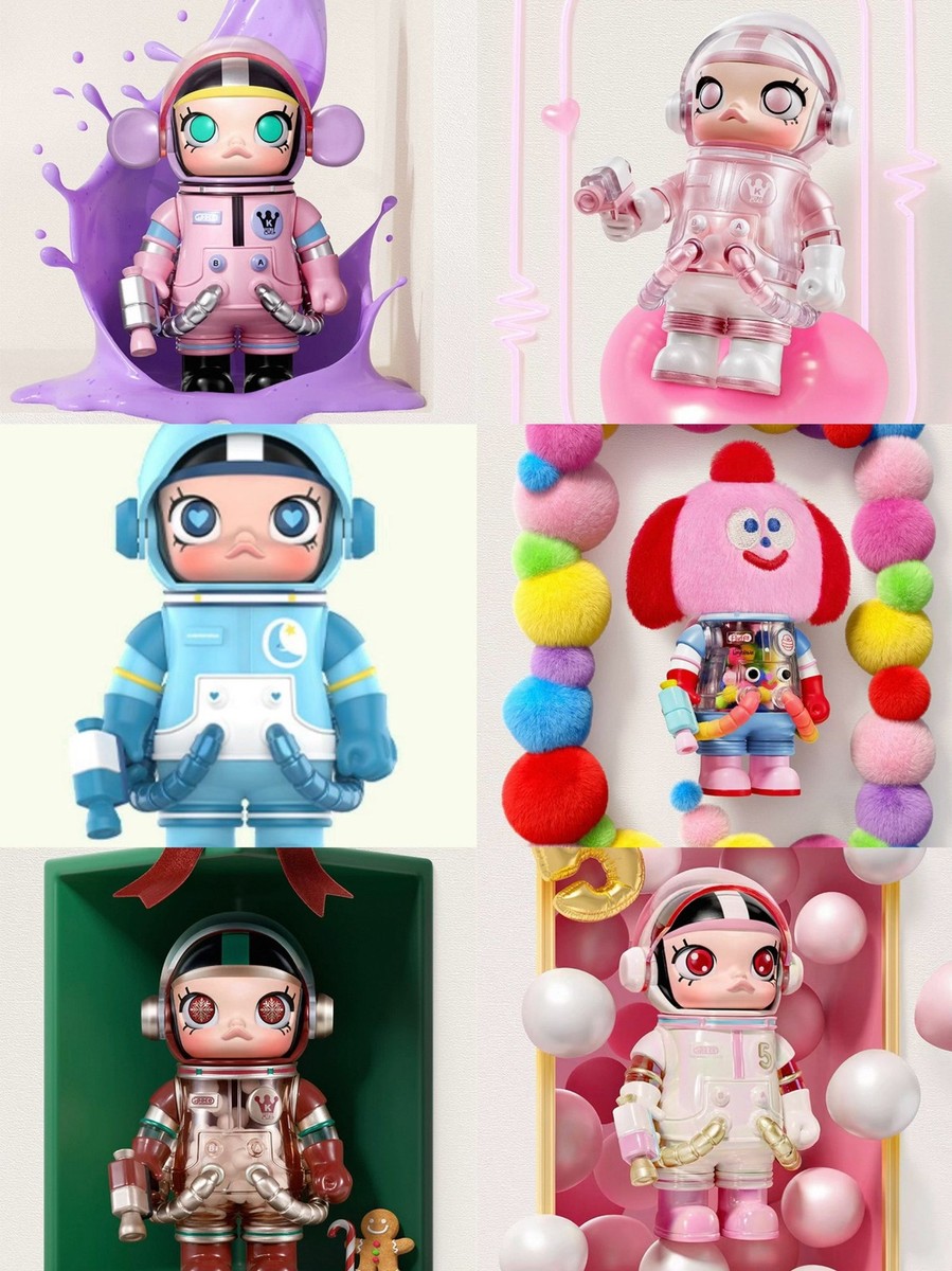 Authentic MEGA SPACE MOLLY 100% Series 4 Confirmed 6pcs Toys | eBay