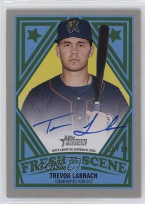 2019 Topps Heritage Minor League Edition 36/99 Trevor Larnach #FOSA-TL Auto 1dm5