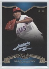 2012 Topps Tier One On the Rise White Ink 13/25 Alexi Ogando #OR-AO Auto 3cy